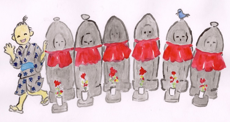 お地蔵さんのイラスト